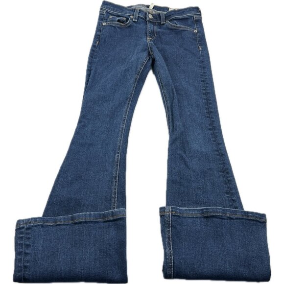 Rag & Bone Jean Elephant Bell Jeans Womens 26 Flare Blue - Picture 4 of 15